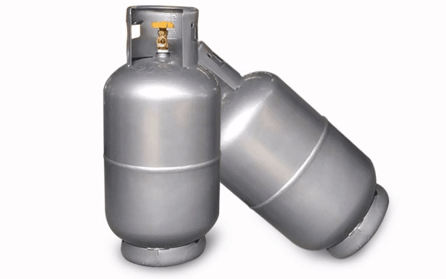 recipientes do cilindro de gás do ar da capacidade de 6KG 14.4L/cilindro de gás 310 milímetros de altura do total